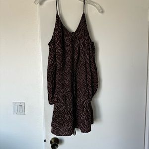 Paige Carmine Off The Shoulder Dress - M
